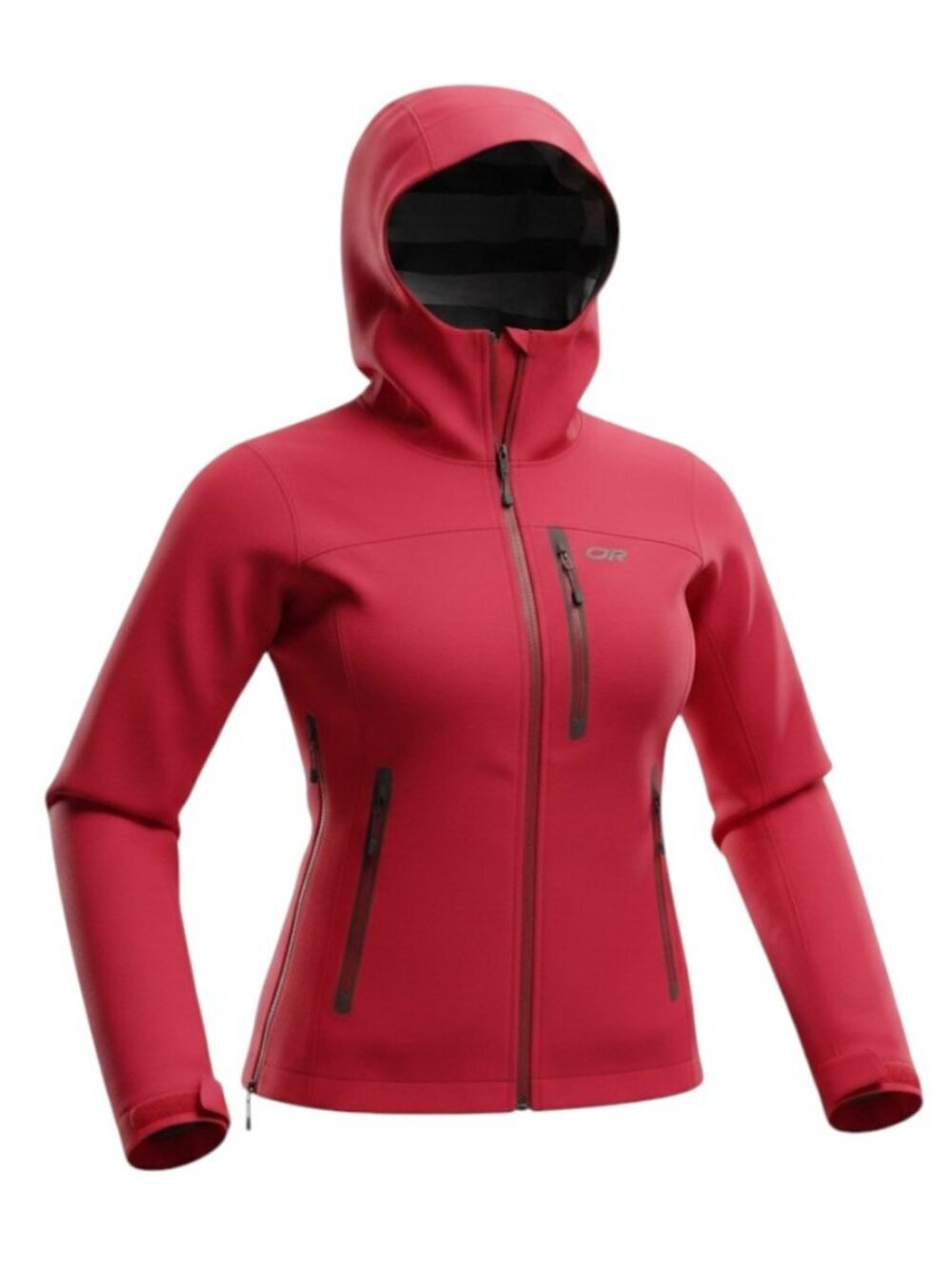 OUTDOOR RESEARCH Pink Softshell Hooded Jacket Lightweight Hiking XS